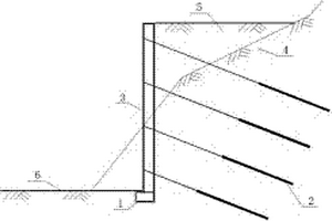 錨拉式垂直擋土墻結(jié)構(gòu)