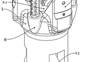 牙輪-PDC切削結(jié)構(gòu)復(fù)合鉆頭