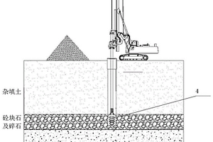 涉及深層混凝土塊、碎石層的旋挖鉆孔施工方法及專用旋挖鉆孔設(shè)備