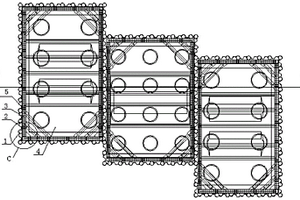 適用于海上大體積承臺施工用組合圍堰
