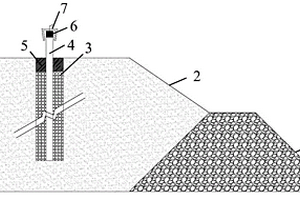 用于尾礦庫(kù)壩體潰壩預(yù)警的縱向?qū)РūO(jiān)測(cè)方法