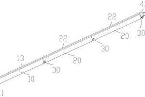 用于三維應(yīng)力探頭的安裝桿