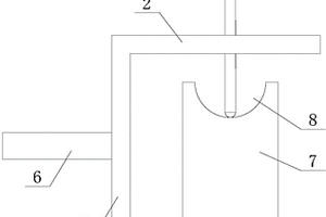 礦山用柱齒壓制磨具的弧形槽測(cè)量工具