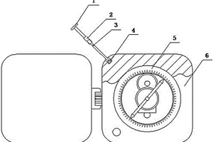 地質(zhì)勘探羅盤用校正結(jié)構(gòu)
