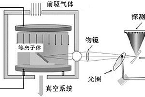 利用等離子體原位和實時診斷發(fā)光量子點衰退的方法