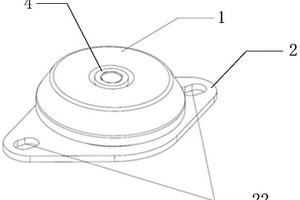 防爆發(fā)動機(jī)用減震墊及防爆發(fā)動機(jī)組