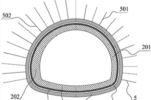 非對稱的隧道襯砌結(jié)構(gòu)
