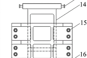 米級尺度緩沖材料1/8扇形砌塊壓制模具