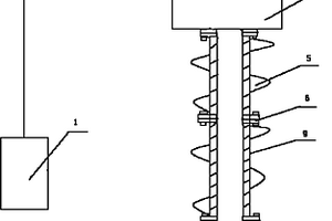 長螺旋鉆機(jī)高風(fēng)壓氣動(dòng)沖擊穿巖入巖裝置