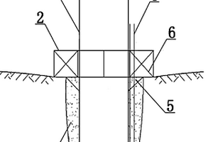 利于在水下裸巖面沉放穩(wěn)定的鋼護筒
