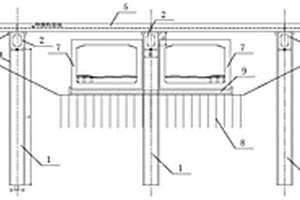 鐵路便橋下部結構線外施工及蓋梁頂拉體系與施工方法