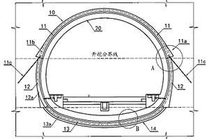 高速鐵路超大斷面富水黃土隧道襯砌構(gòu)造