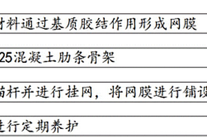 新型高聚物納米生態(tài)固沙材料及其加固方法