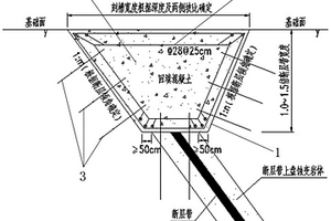 壩基蝕變巖體加固處理結(jié)構(gòu)及其施工方法