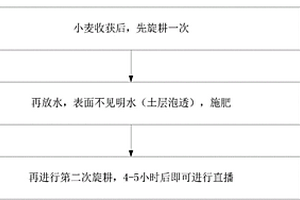 麥茬稻機直播的耕播方法