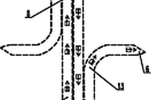 兩個右轉(zhuǎn)和直行“Y”字形分叉隧道的組合隧道