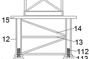 建筑施工電梯基礎(chǔ)加固裝置