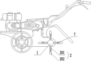 耕作深度可調(diào)的微耕機