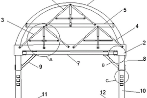 煤礦開采礦洞口支撐鋼結(jié)構(gòu)