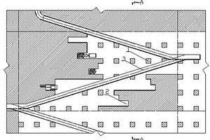 偽傾斜斜坡道盤區(qū)點柱式采礦法