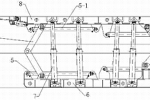 采礦工作面擋矸切頂掛模沿空留巷液壓支架