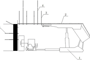 采礦巷道工作面機(jī)械化刷擴(kuò)出架通道裝置