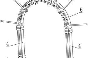 采礦用防沖擊地壓弧形支護架