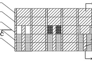 中厚緩傾斜破碎礦體礦房柱式上向水平分層充填采礦法