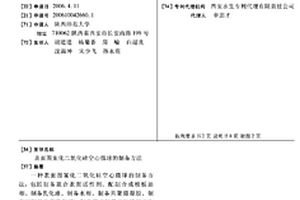 表面圖案化二氧化硅空心微球的制備方法