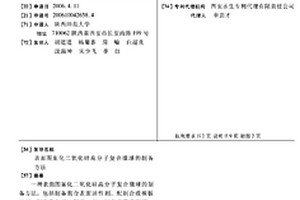 表面圖案化二氧化硅高分子復合微球的制備方法