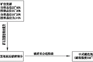 用于提高貧磁鐵礦地下開采資源利用率的工藝