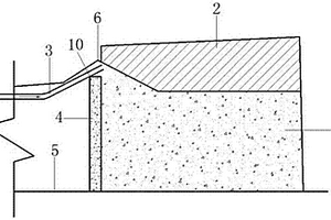 用于深井采礦過程中的開放式充填隔墻
