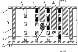 同步形成間隔礦柱的中深孔房柱法