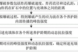 基于數(shù)值模擬的充填體養(yǎng)護(hù)齡期確定方法和裝置