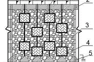 用于地下采空區(qū)桁架式充填方法