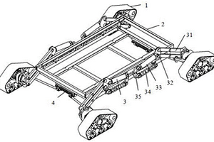 深海四履帶液壓直驅(qū)自適應(yīng)全地形底盤
