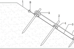 用于采砂廢棄邊坡修復(fù)的坡面固定裝置