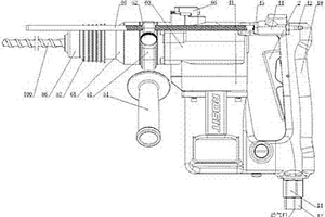 以氣動(dòng)馬達(dá)驅(qū)動(dòng)的鋁合金機(jī)殼的手持式氣動(dòng)沖擊鉆機(jī)