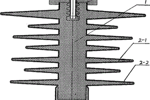 設(shè)有傘裙骨架的硅橡膠絕緣子