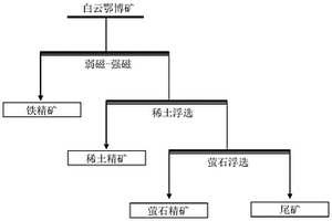 高梯度超導(dǎo)磁選提高白云鄂博礦螢石精礦及稀土精礦品位的方法