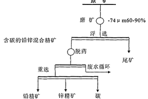 處理含碳鉛鋅多金屬復(fù)雜硫化礦的工藝