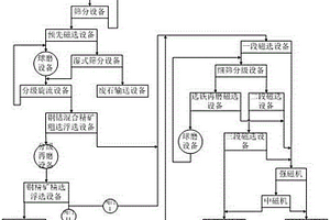 降低鐵精礦中硫含量并分選鈷精礦的選礦系統(tǒng)