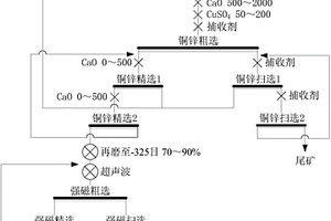 用于銅鋅硫化礦分離的磁浮聯(lián)合選礦工藝