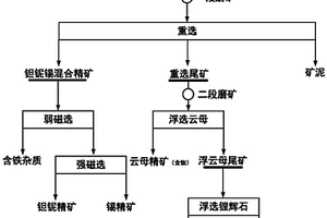 偉晶巖型鋰多金屬礦的選礦方法