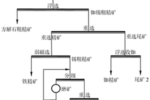 高效回收選廠尾礦中銣、錫、鐵的選礦方法