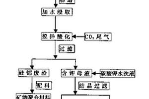 利用富鉀巖石制取電子級碳酸鉀的方法