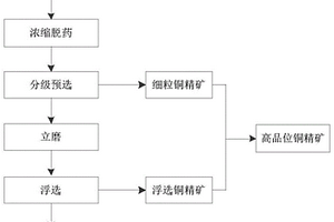 用于銅精礦提質(zhì)的分級預(yù)選-攪拌磨-浮選新工藝