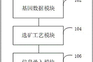 礦物基因與選礦工藝結(jié)合的管理系統(tǒng)和方法