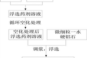 微細(xì)粒一水硬鋁石浮選方法、閉路空化循環(huán)處理系統(tǒng)及浮選系統(tǒng)