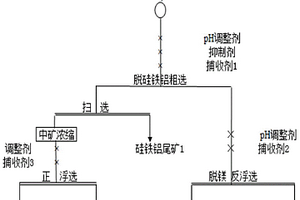 處理低鎂高鐵鋁硅鈣質(zhì)膠磷礦的雙反中礦正浮選方法